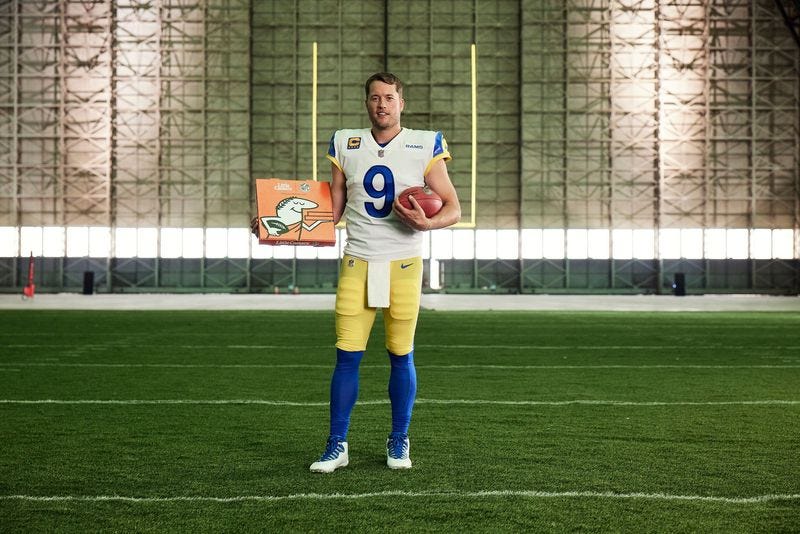 Matthew Stafford in new Little Caesars Pizza Commercial