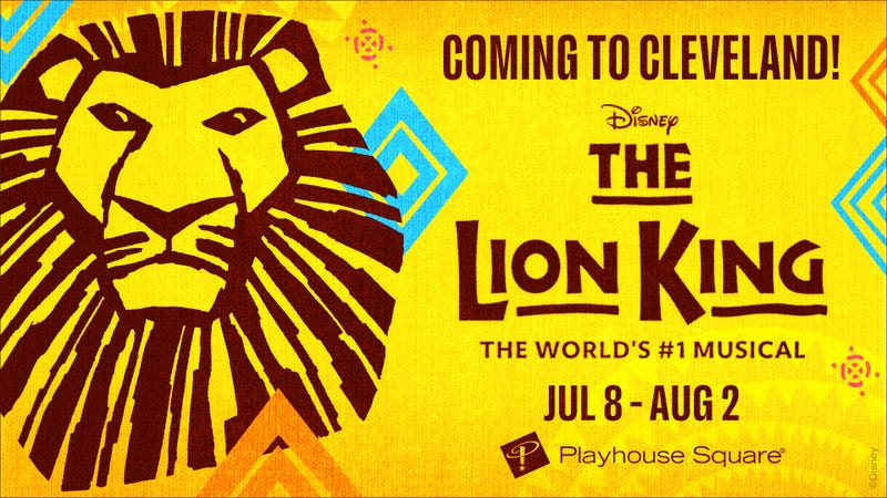 Lion King at Playhouse Square