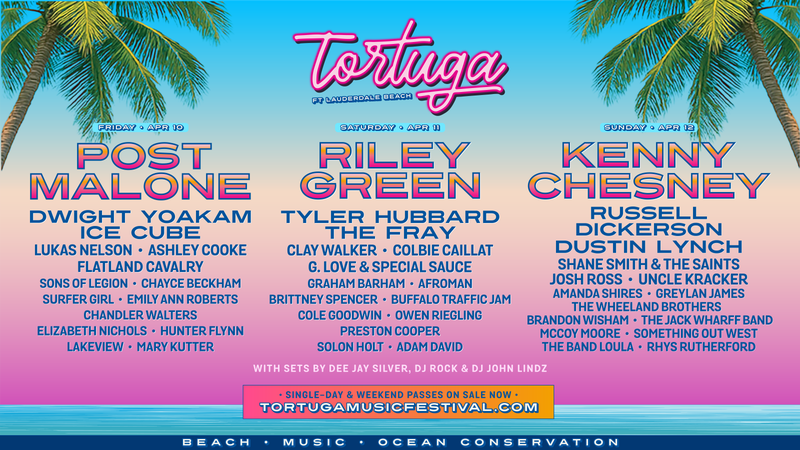Tortuga Music Festival Lineup