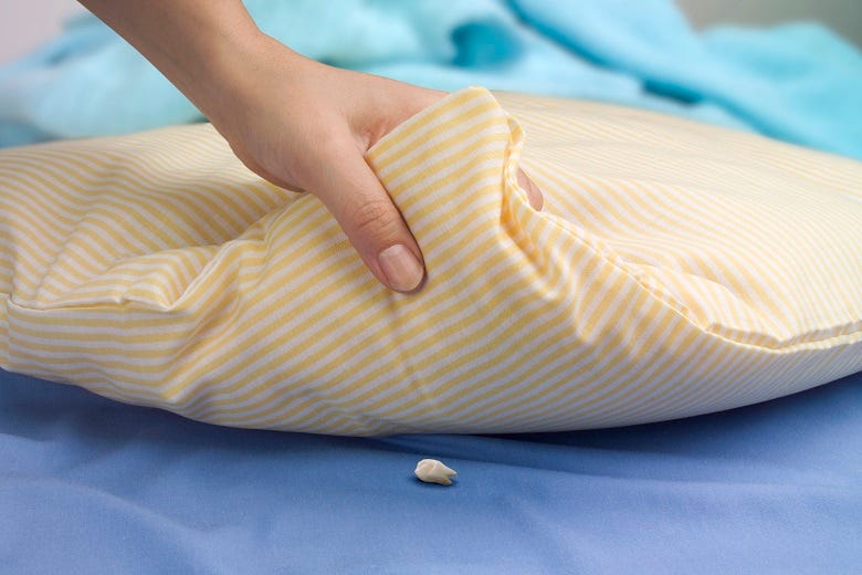 Tooth under pillow