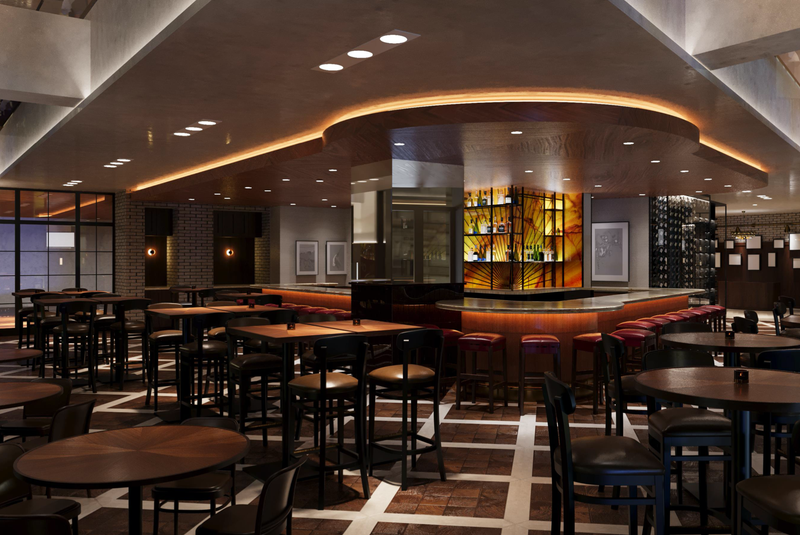 A rendering of the new Tavern on Rush restaurant, which will return to Chicago's Gold Coast restaurant this summer.