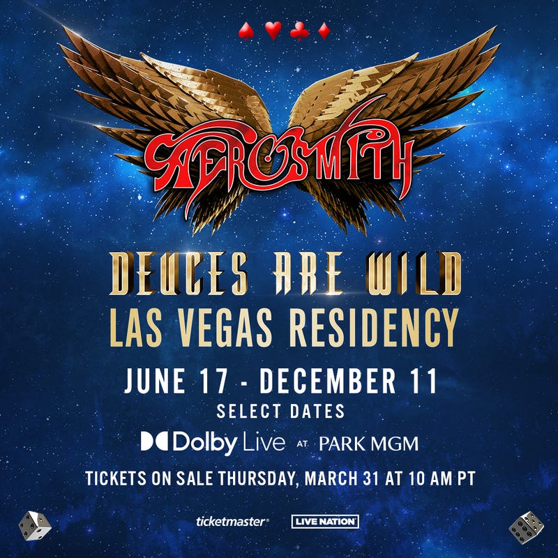Aerosmith Deuces Are Wild Las Vegas Residency 2022