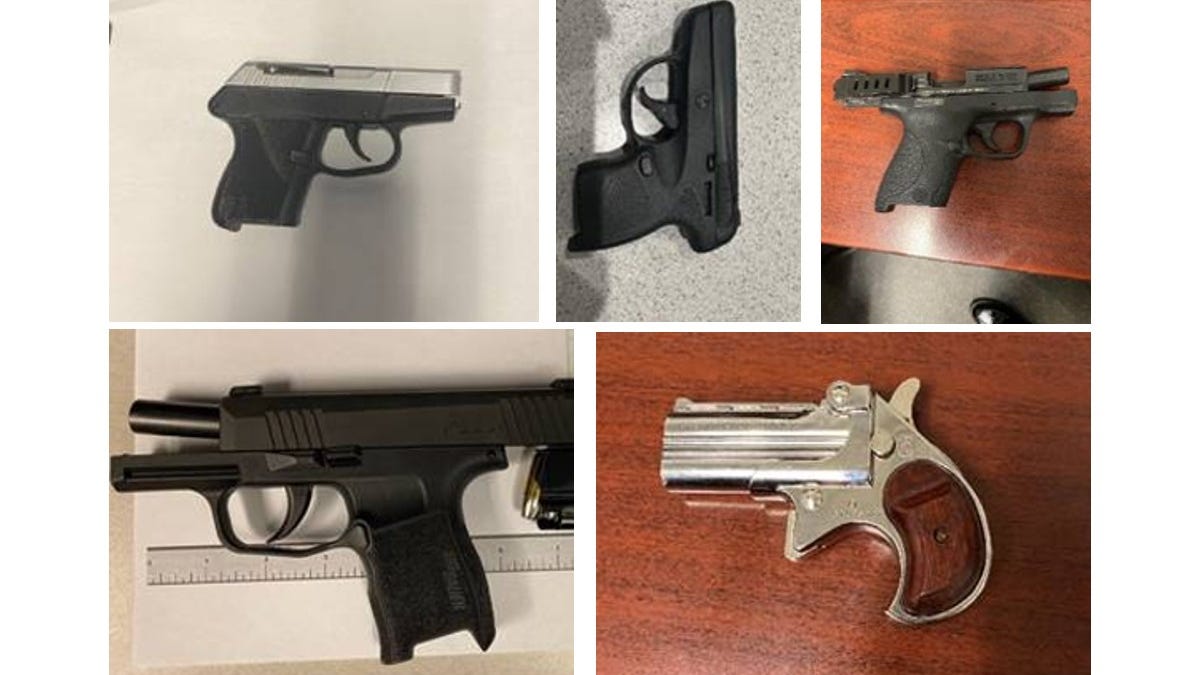 'Extremely troubling': TSA confiscates 5 loaded guns in 4 days at Detroit Metro Airport