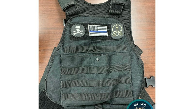 Sterling Heights man arrested with tactical vest, flashlight taser during traffic stop