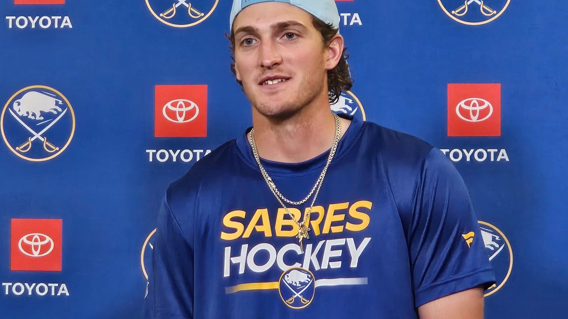 Tage Thompson believes last year was well-below his standards