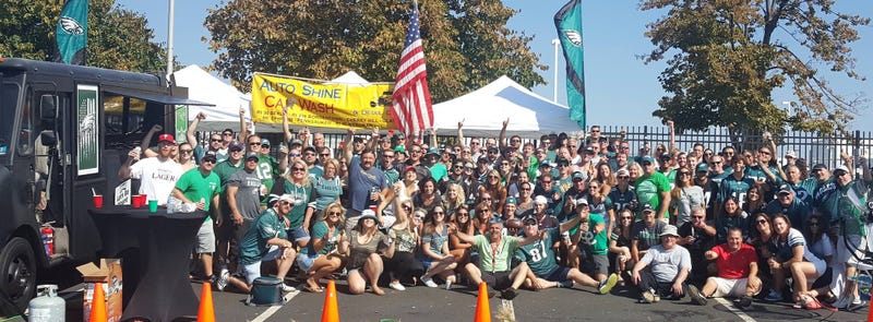 Amin Khalifa's Eagles tailgate 