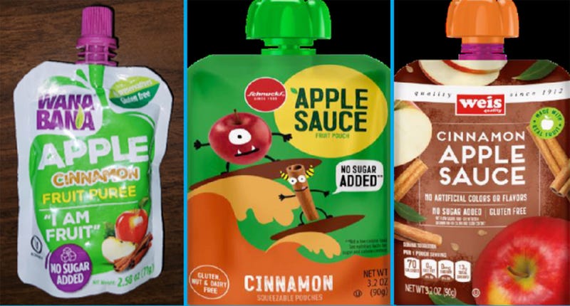Tainted applesauces