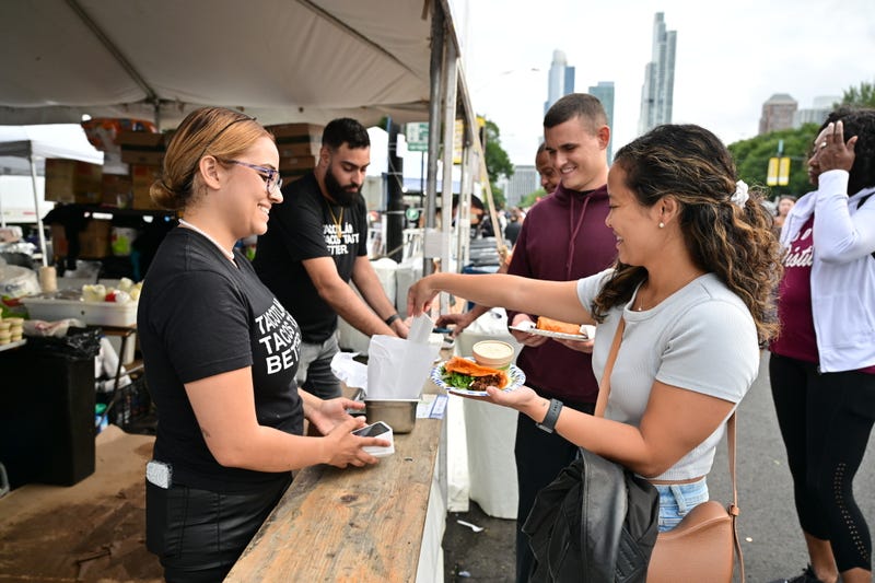 Taste of Chicago booth