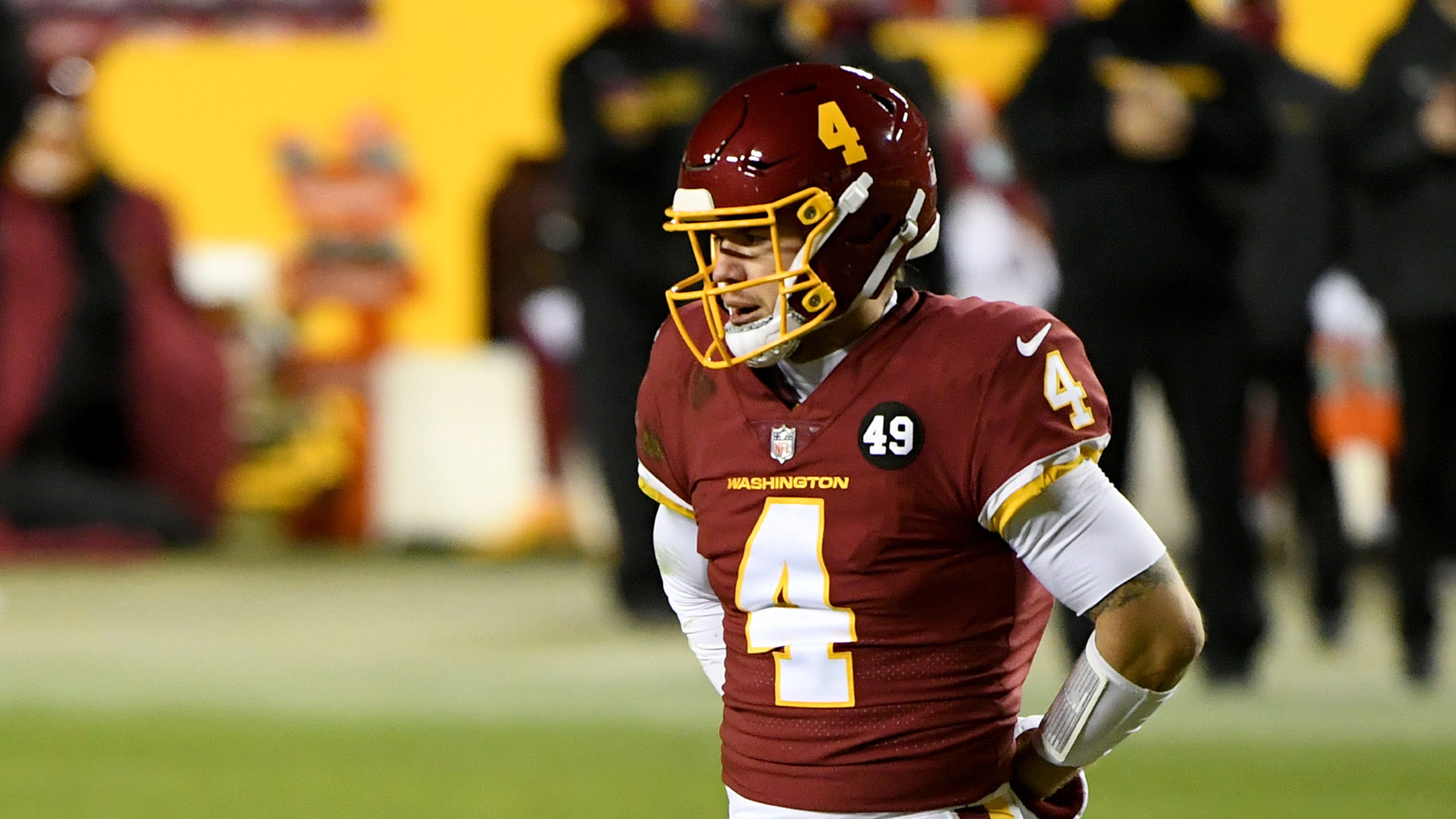 Alex Smith ruled inactive; Taylor Heinicke to start for Washington at QB against Buccaneers