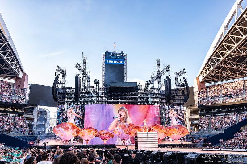 Taylor Swift at Lumen Field on Saturday, July 22nd, 2023