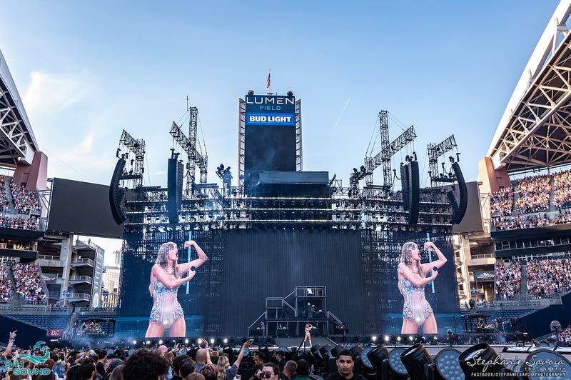 Taylor Swift at Lumen Field on Saturday, July 22nd, 2023