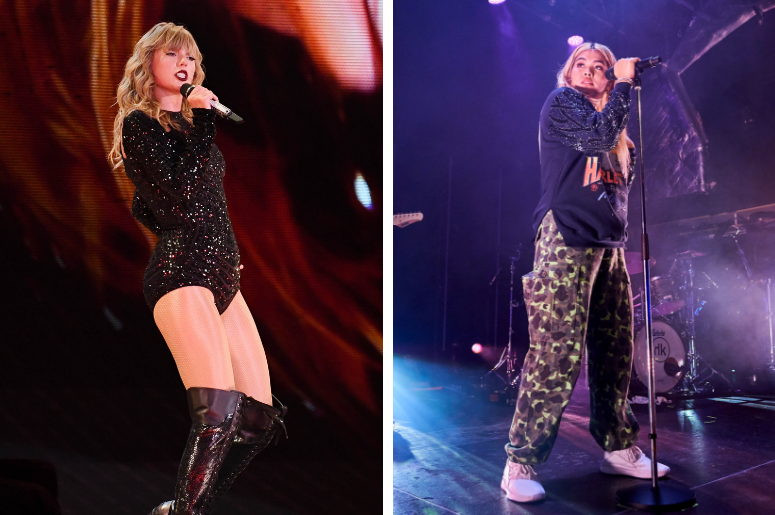 Taylor Swift and Hayley Kiyoko Surprise Ally Coalition Concert with Performance of “Delicate”