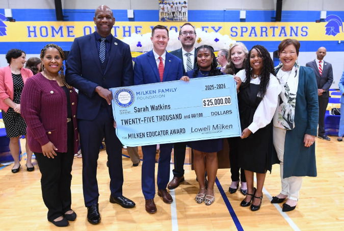 Jefferson Parish English teacher receives prestigious Milken Educator Award