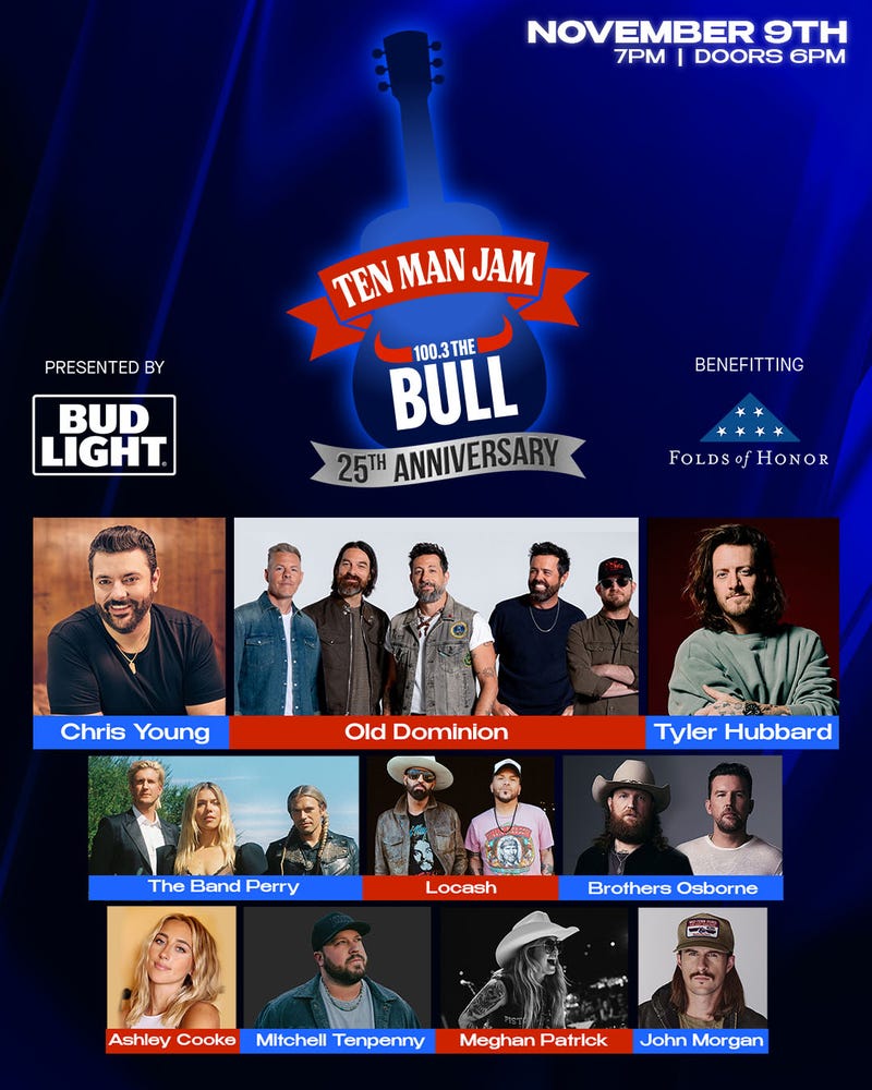 Ten Man Jam 2025 Lineup November 9