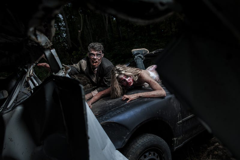 Terror in the Timbers drive through Halloween experience in Elgin