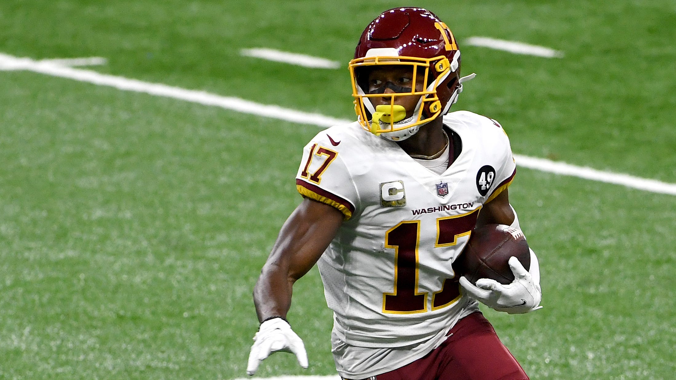 Hall of Famer Tim Brown keeping a close eye on Terry McLaurin