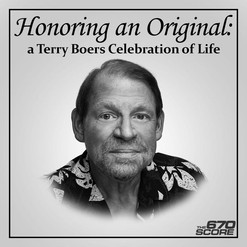 The Score will remember legendary host Terry Boers with a special show Tuesday from noon to 7 p.m.