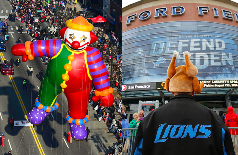 America's Thanksgiving Parade and Ford Field in Detroit