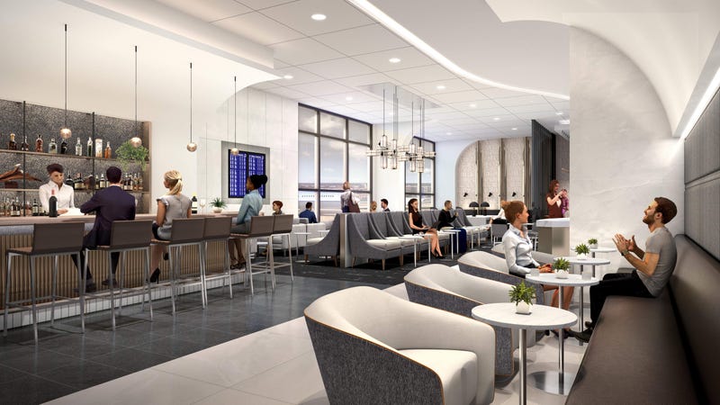graphic illustration of future lounge