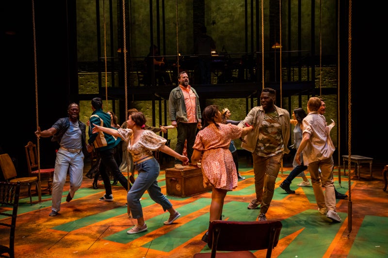The Company of "Into the Woods" at Arden Theatre Company. 
