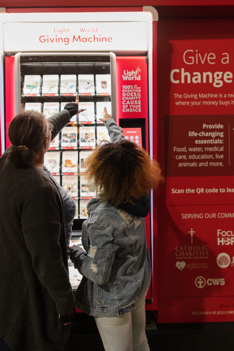 People using Detroit Giving Machine in 2024