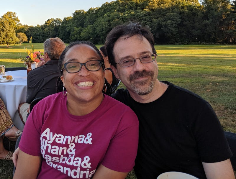 Farrah Parkes and Brad Linder produce the "Loving Project" podcast, about interracial marriage, from both personal and civil rights perspectives.