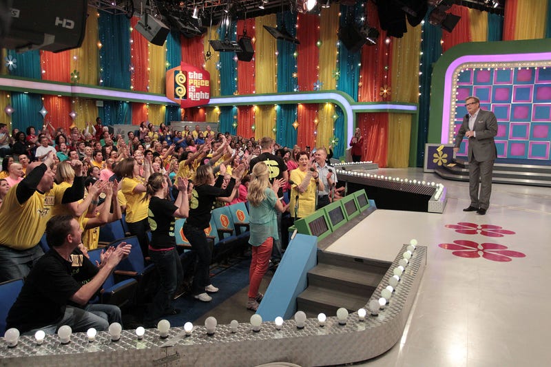 On set of 'The Price is Right'.