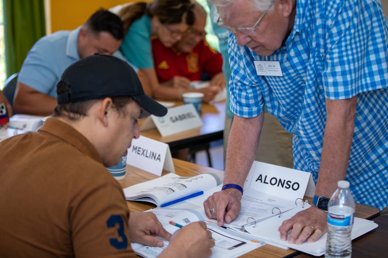 adults in classroom