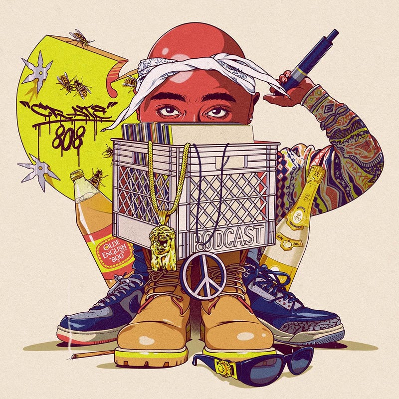 The Crate 808 Podcast Logo