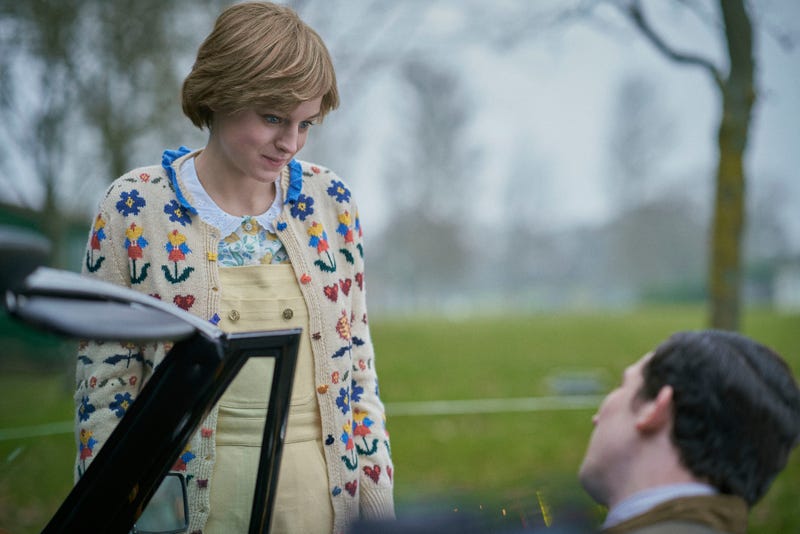 Josh O'Connor and Emma Corrin as Prince Charles and Princess Diana in the fourth season of Netflix's "The Crown"