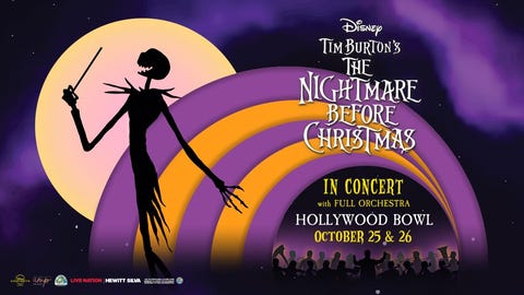 Disney Tim Burton's The Nightmare Before Christmas In Concert