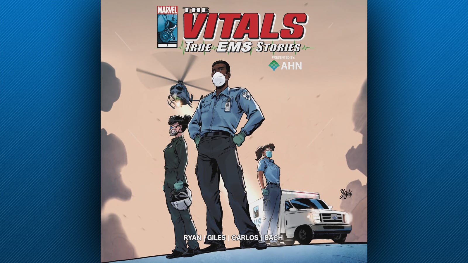 Marvel Comics and AHN release new 'Vitals' featuring EMS providers of western PA