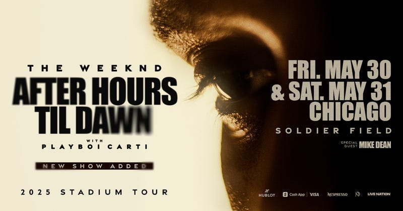 The Weeknd at Soldier Field on May 30 & 31
