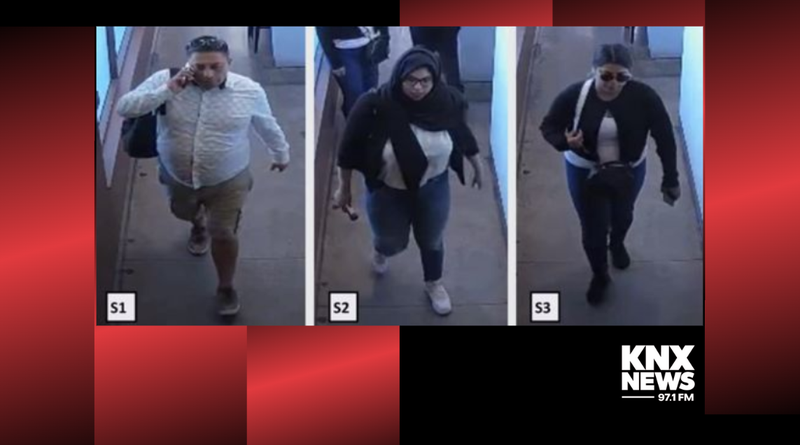 Deputies are asking the public’s help to identify three people accused of stealing a woman’s credit card in Westlake Village. 