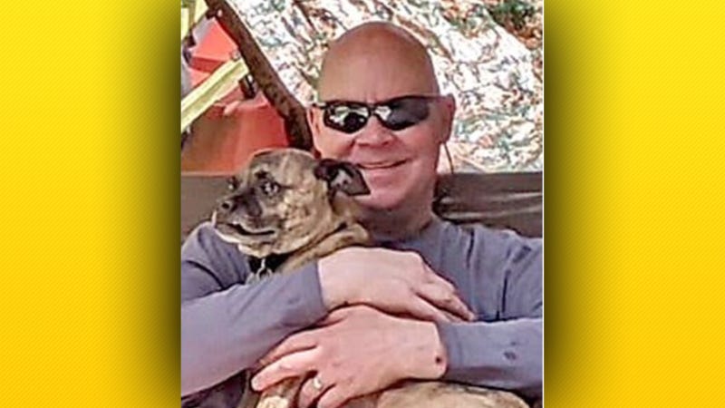 Tim Pavlic with his grandog