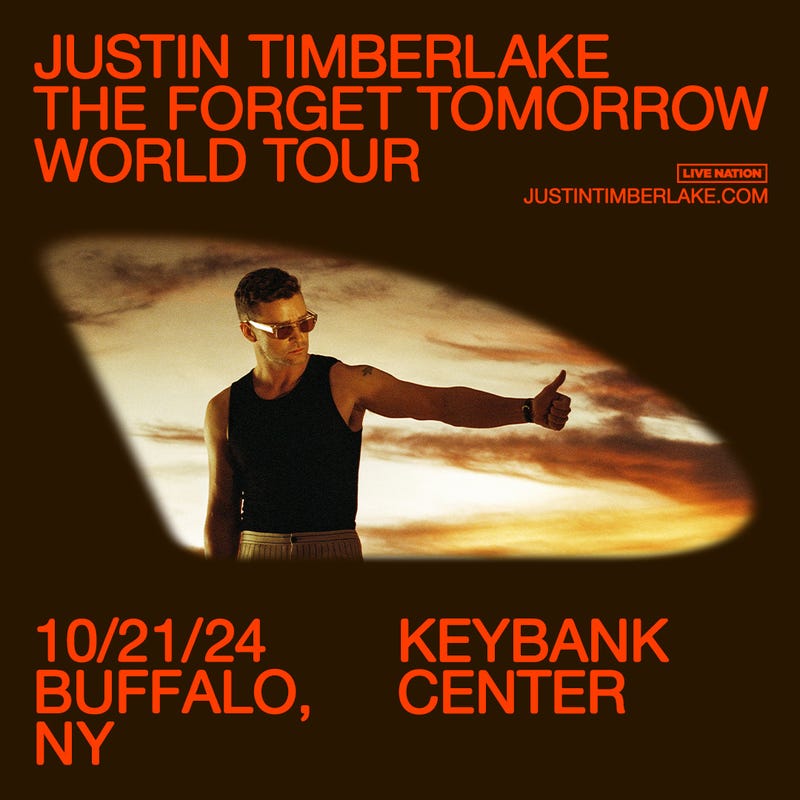 Additional dates added for Justin Timberlake tour, including Buffalo