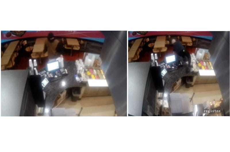 Aaron Maple stealing a tip jar