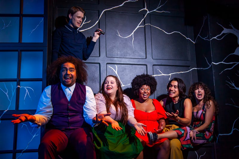 (Front row) Jordan Savusa, Mary Catherine Curran, Asia Martin, Evan Mills, Sarah Dell’Amico. (Back row) Adam Schreck.