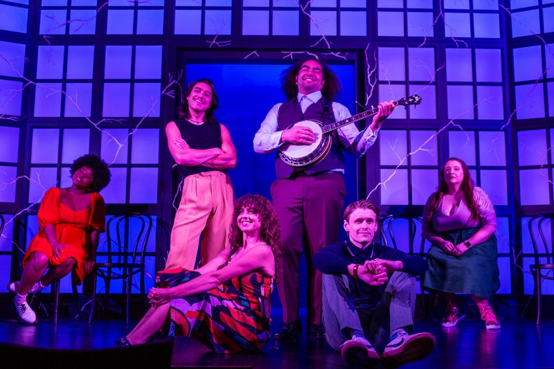 Sarah Dell’Amico, Adam Schreck. (Back row) Asia Martin, Evan Mills, Jordan Savusa, Mary Catherine Curran.