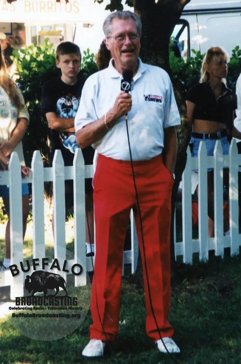 Tom Jolls doing the "Weather Outside" at the Erie County Fair