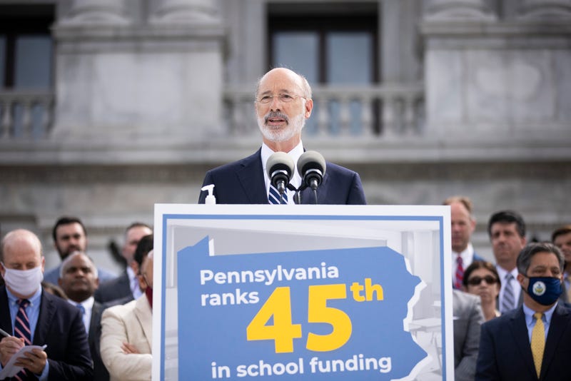 Pennsylvania Governor Tom Wolf advocates for Fair Funding Formula use to determine school funding