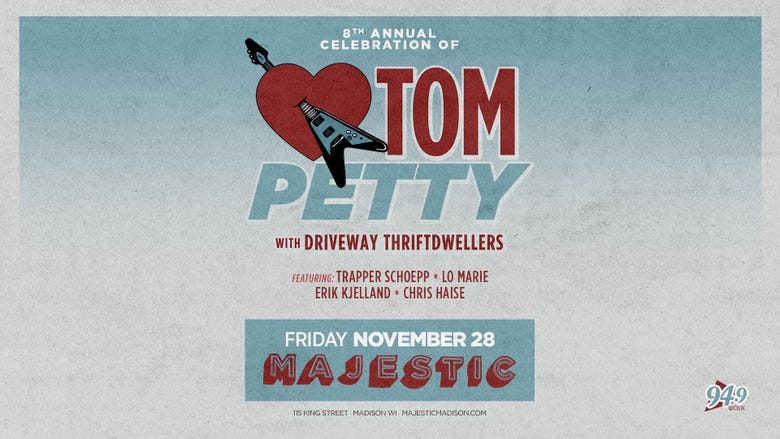 94.9 WOLX Presents: 8th Annual Celebration of Tom Petty