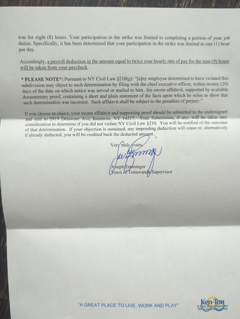 Tonwanda police receive fines