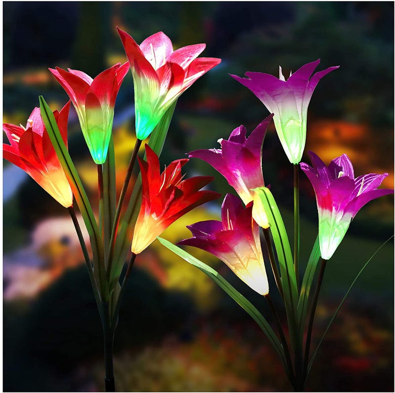 Tonulax Lily Solar Flower Lights