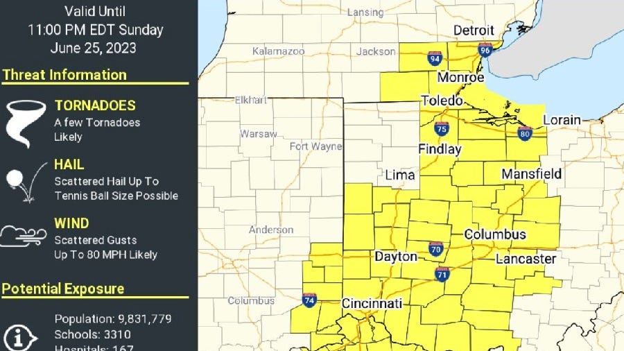 Thousands without power as severe weather sweeps across Metro Detroit