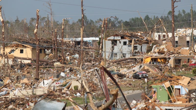 Tornado Devastation Getty IMages