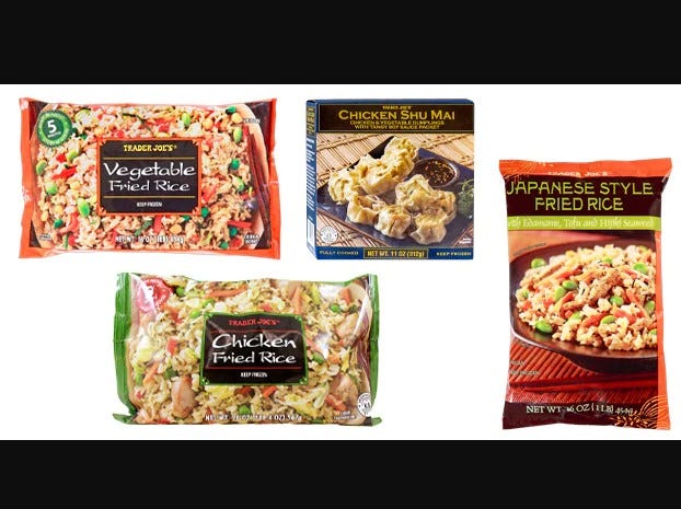 Trader Joe's Recalled Foods