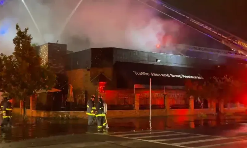 Fire at Traffic Jam and Snug