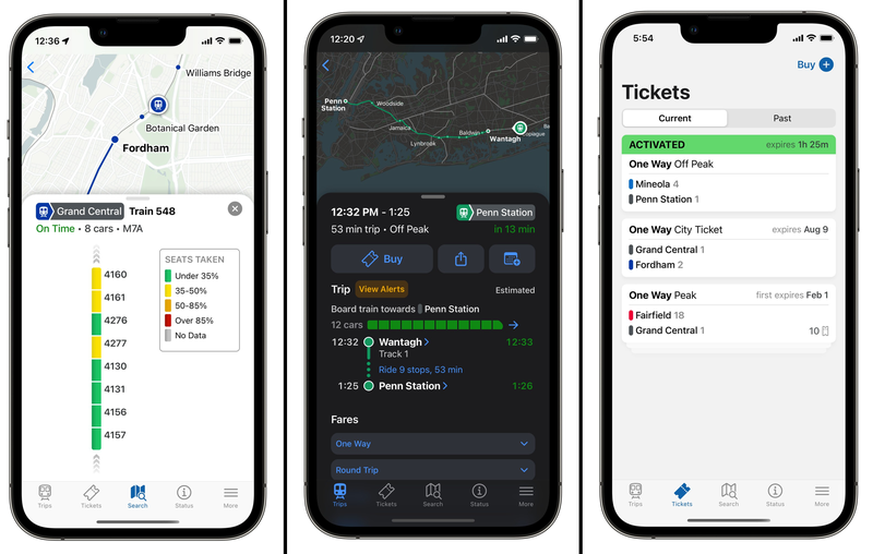 The new Train Time app will allow users to track LRR or Metro-North trains, purchase tickets and chat with a customer service representative.