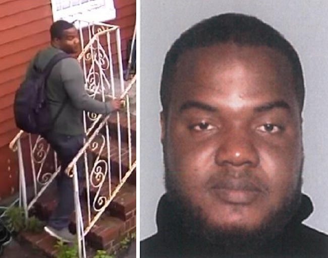 Police are searching for Travis Blake in last week's killings of three people in South Jamaica